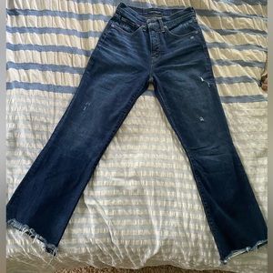 lucky brand high rise crop mini boot